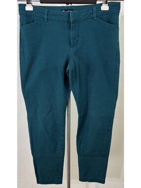 Gap Womens Size 8 Slim City Pants Green 32X27 Stretch